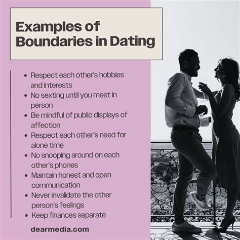 examples of boundaries in dating