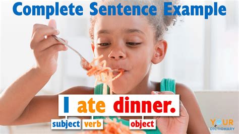 Examples Of Complete Sentences Yourdictionary Writing Complete Sentences - Writing Complete Sentences