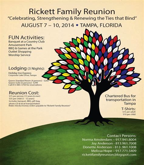 Examples Of Family Reunion Flyers