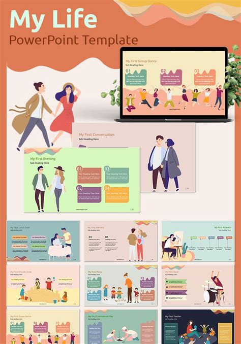 examples of my life presentation chart