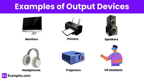 examples of output devices Apps examples of output devices