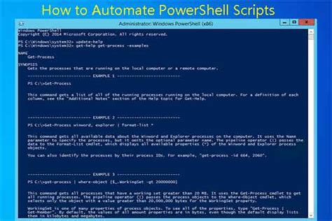 Examples Of Powershell Automation Script For Exchange