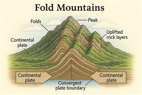 Examples Of Young Fold Mountains