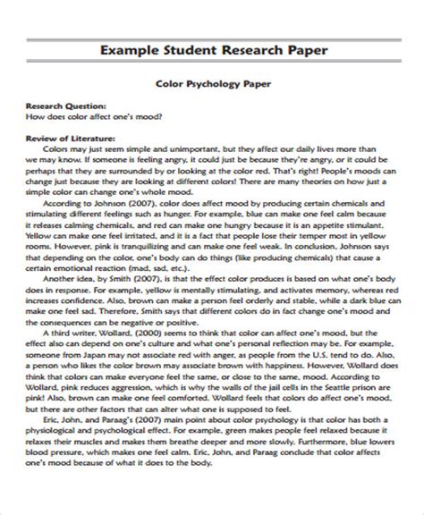 Full Download Examples Of A Research Paper 