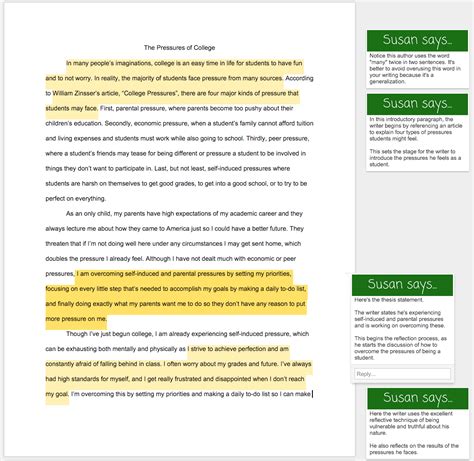 Download Examples Of Reflective Writing Papers 