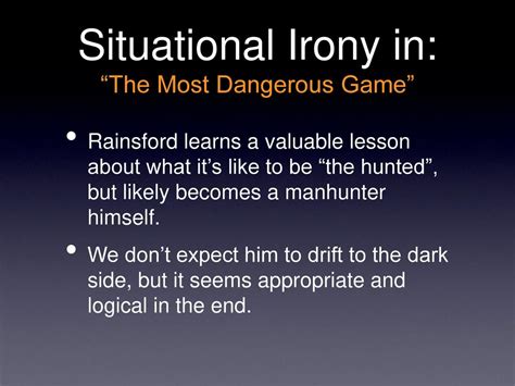 Read Online Examples Of Situational Irony In The Most Dangerous Game 