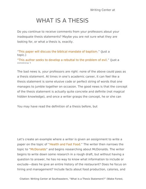 Full Download Examples Of Thesis Statements For Research Papers 