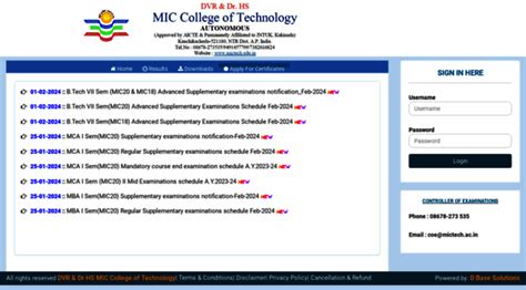 Exams Mictech Ac In