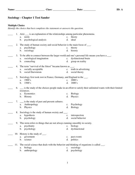 Read Online Examview Chapter 1 Exam 