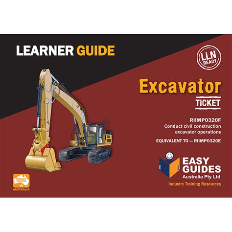 Read Excavator Learner Guide 