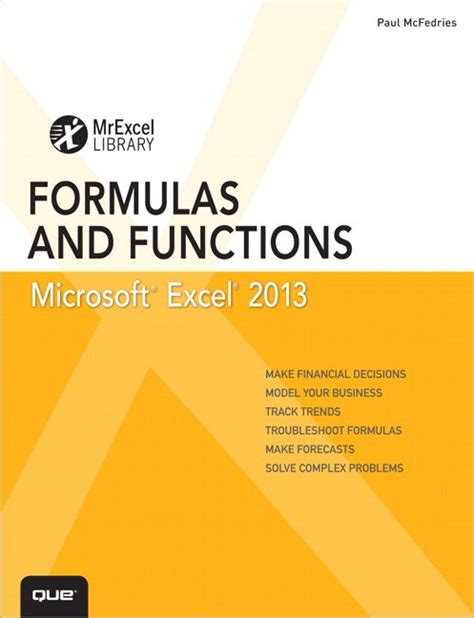 Excel 2013 Formulas And Functions Informit Pearson Education Inc Math Worksheets - Pearson Education Inc Math Worksheets