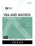 excel 2013 vba and macros pearsoncmg