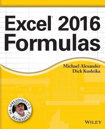 Excel 2016 Formulas John Walkenbach