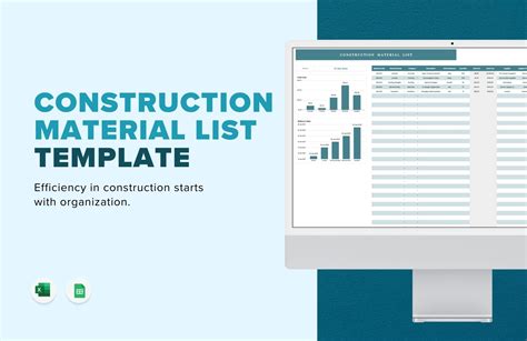 excel building template for material take off