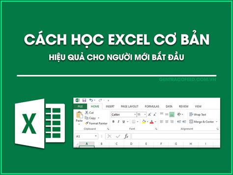 excel cơ bản | Cc tc v c bn trong Excel