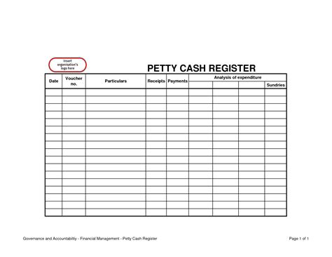 excel cash register template