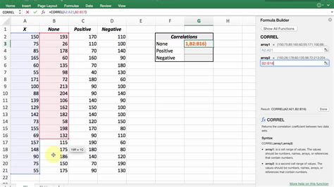 Excel Correl Function Calculate Statistical Correlation Correlation And Causation Worksheet - Correlation And Causation Worksheet