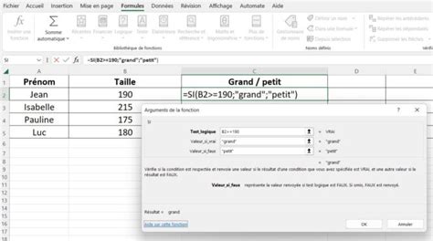 excel formule