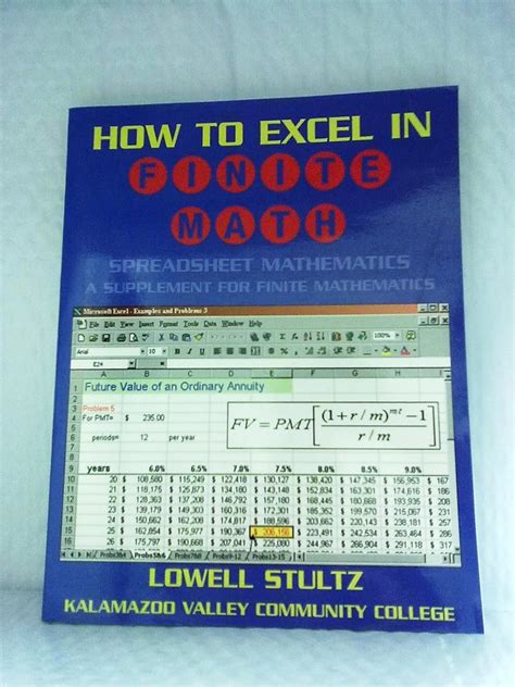 Excel Guide For Finite Mathematics And Applied Calculus