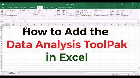 Excel Install Data Analysis Toolpak