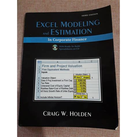 Excel Modeling And Estimation In Investments Third Edition