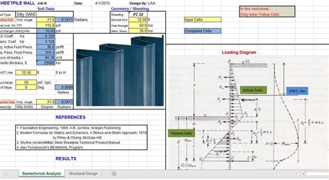 Excel Pile Design Example