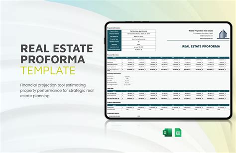 Excel Real Estate Proforma Template