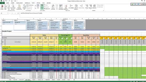 Excel Sheet Monitoring And Evaluation Matrix