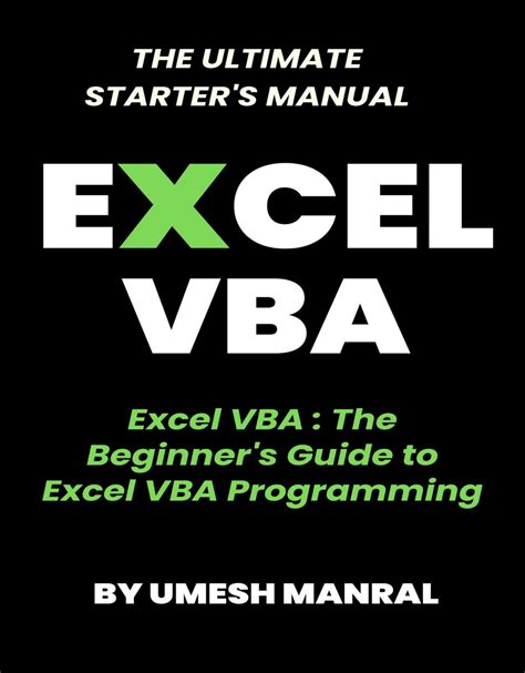 Excel V B A Programming For Dummies