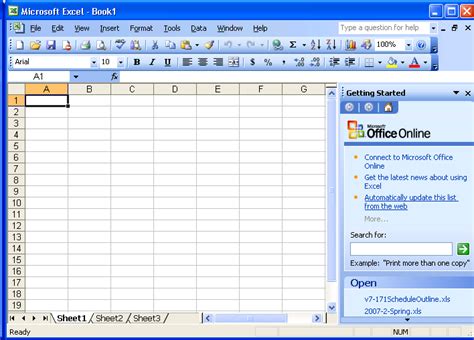 Download Excel 2003 User Guide 