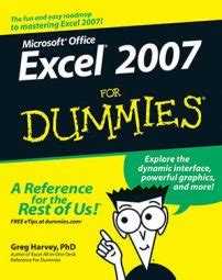 Read Online Excel 2007 For Dummies 