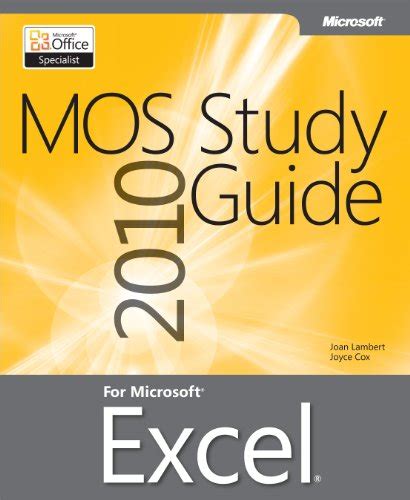 Read Excel 2010 Study Guide 