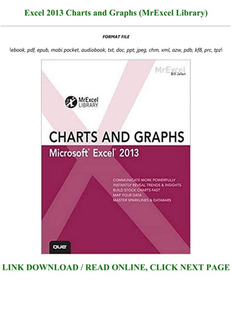 Download Excel 2013 Charts And Graphs Mrexcel Library 