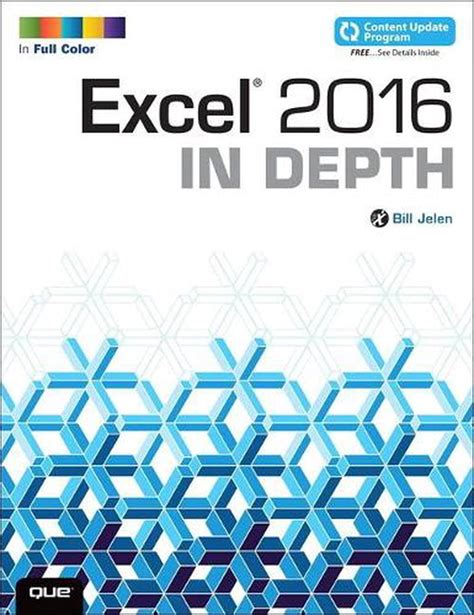 Read Excel 2016 In Depth Includes Content Update Program 