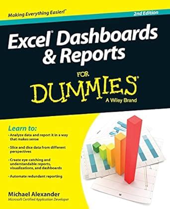 Read Online Excel Dashboards And Reports For Dummies 2Nd Edition For Dummies Computers 