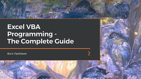 Read Excel Vba Programming Guide Free 