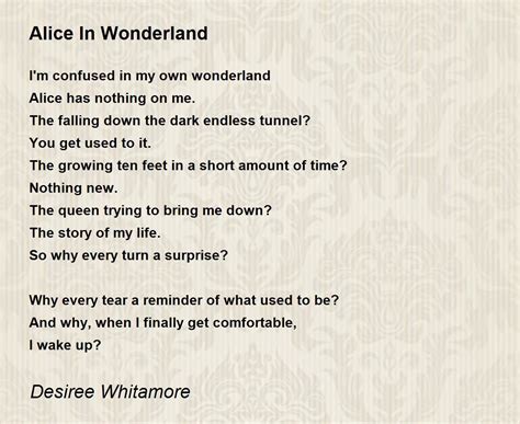 Excerpt From Alice In Wonderland   Poets Net Chapter Vi Aliceu0027s Adventures In Wonderland - Excerpt From Alice In Wonderland