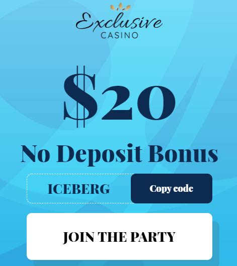 exclusive casino no deposit coupon