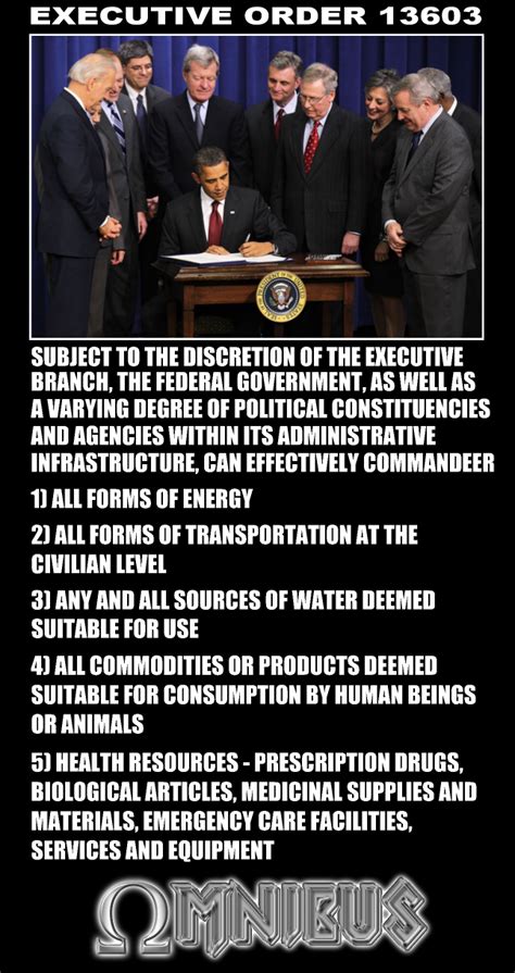 Executive Order 13603