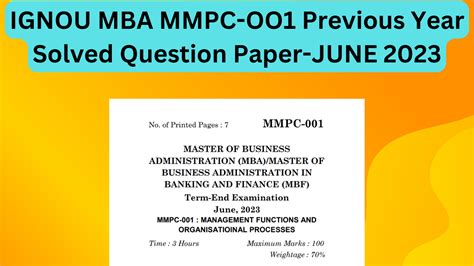 Download Executive Programme Solved Question Paper 