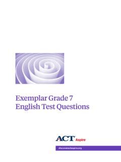 Full Download Exemplar Grade 7 English Test Questions Pearson 