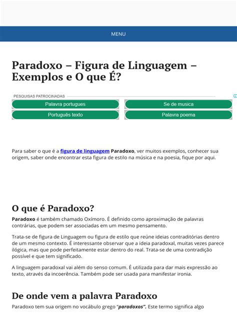 Exemplos De Paródia