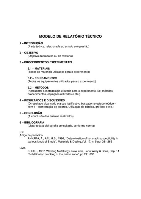 Exemplos De Relatorio