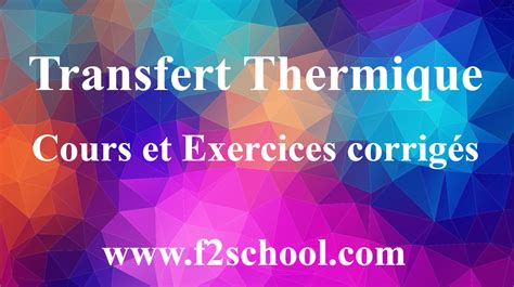 Exercice Transfer Thermique