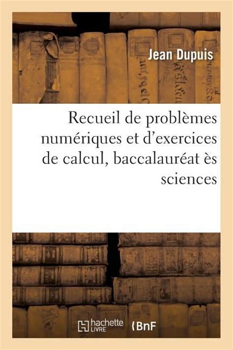 Exercices Et Probla Mes De Matha C Matiques Pour