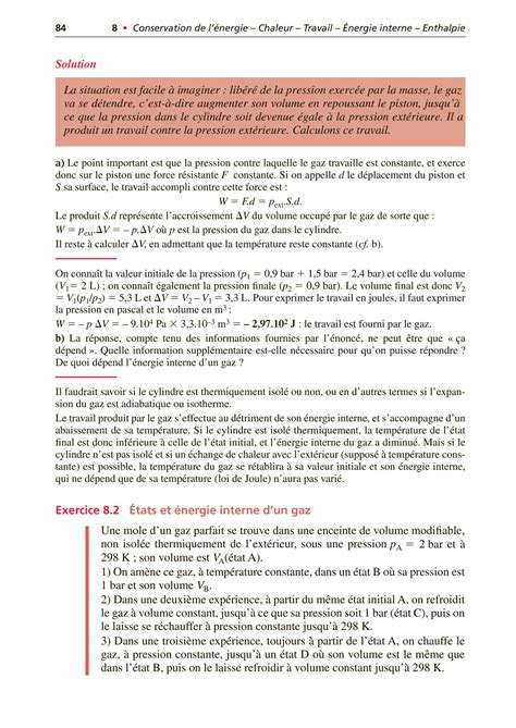 exercices ra c solus de thermique tome 2