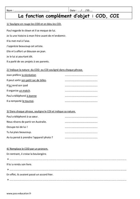Exercices Sur Cod Coi