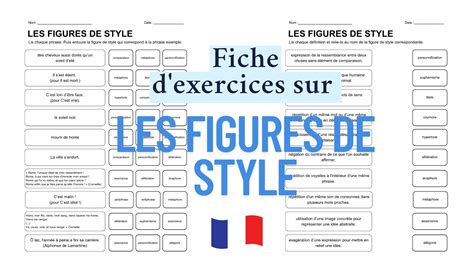 Exercices Sur Les Figures De Style