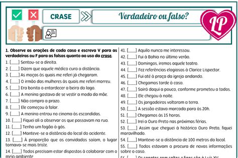 Exercicio De Crase
