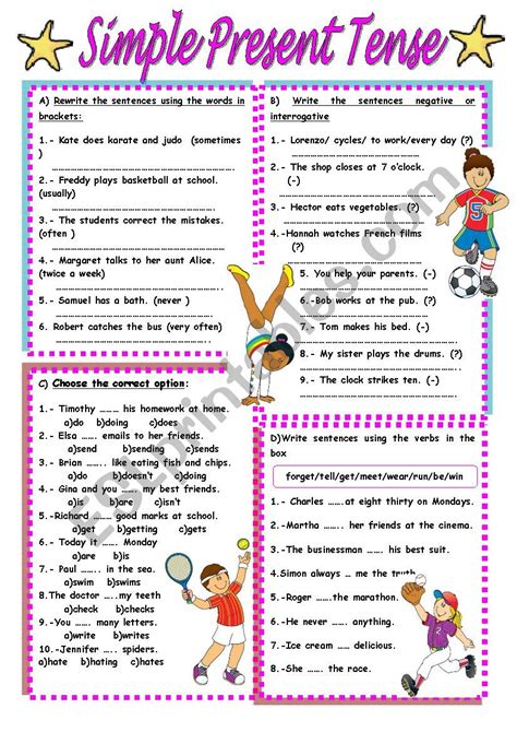 Exercicio Simple Present